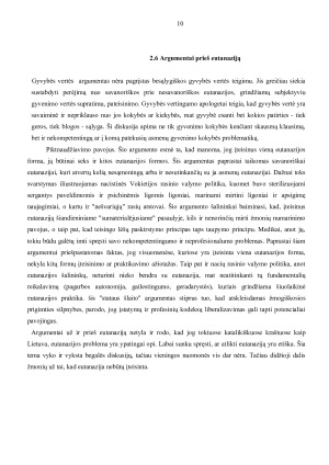 EUTANAZIJA, ŽMOGAUS TEISĖ AR ŽMOGAUS TEISĖS Į GYVYBĘ PAŽEIDIMAS. Paveikslėlis 10