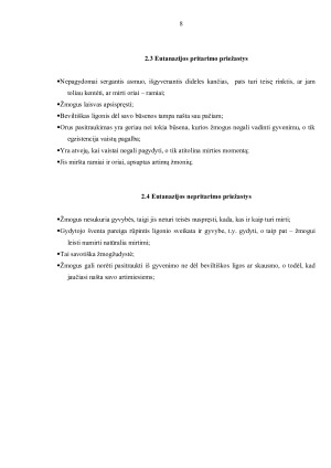 EUTANAZIJA, ŽMOGAUS TEISĖ AR ŽMOGAUS TEISĖS Į GYVYBĘ PAŽEIDIMAS. Paveikslėlis 8