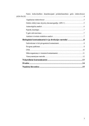 BIOFARMACINIO PRODUKTO KOKYBINĖ ANALIZĖ. Paveikslėlis 3