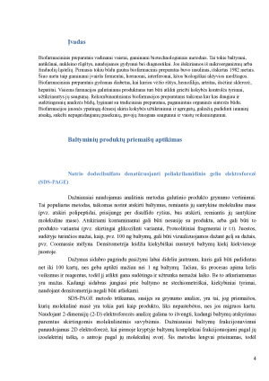 BIOFARMACINIO PRODUKTO KOKYBINĖ ANALIZĖ. Paveikslėlis 4