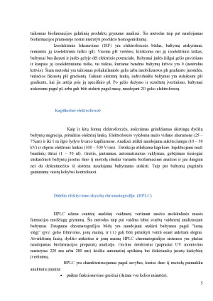 BIOFARMACINIO PRODUKTO KOKYBINĖ ANALIZĖ. Paveikslėlis 5