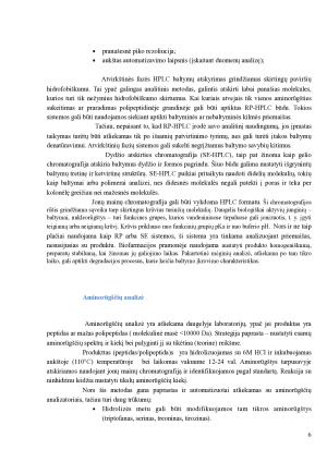 BIOFARMACINIO PRODUKTO KOKYBINĖ ANALIZĖ. Paveikslėlis 6