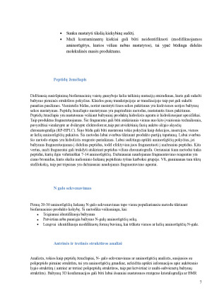 BIOFARMACINIO PRODUKTO KOKYBINĖ ANALIZĖ. Paveikslėlis 7
