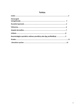 PAVELDIMOS ODOS LIGOS. Paveikslėlis 2