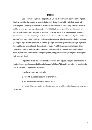 PAVELDIMOS ODOS LIGOS. Paveikslėlis 3