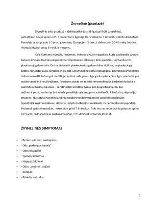 PAVELDIMOS ODOS LIGOS. Paveikslėlis 5