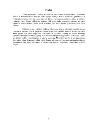 Kūdikių ir vaikų psichomotorinė raida ir jos vertinimas. Paveikslėlis 3