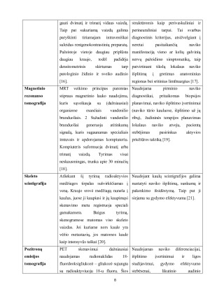 OSTEOSARKOMOS KLINIKINIAI SIMPTOMAI IR LIGONIŲ SLAUGA. Paveikslėlis 8