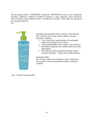 Aknės pažeistos odos priežiūra. Priemonių pasirinkimo galimybės. Paveikslėlis 10