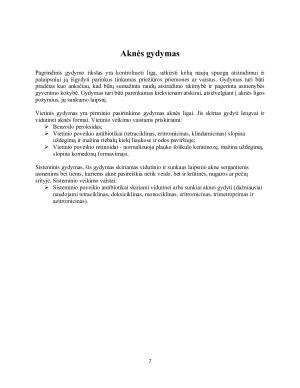 Aknės pažeistos odos priežiūra. Priemonių pasirinkimo galimybės. Paveikslėlis 7