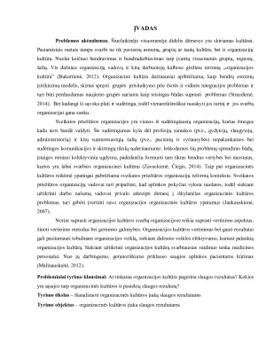 ORGANIZACIJOS KULTŪROS ĮTAKA SLAUGOS REZULTATAMS. Paveikslėlis 4