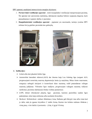 BŪTINOSIOS PAGALBOS IR INTENSYVIOSIOS SLAUGOS PROFESINĖS VEIKLOS PRAKTIKOS. Paveikslėlis 3