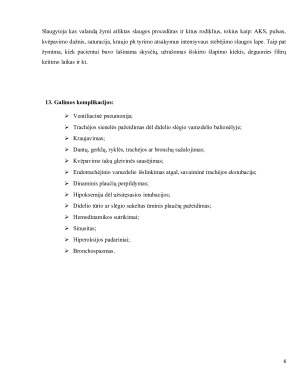 BŪTINOSIOS PAGALBOS IR INTENSYVIOSIOS SLAUGOS PROFESINĖS VEIKLOS PRAKTIKOS. Paveikslėlis 7