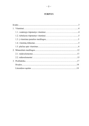 Vitaminų ir mineralinių medžiagų įtaka žmogaus imunitetui. Paveikslėlis 2