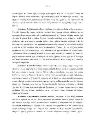 Vitaminų ir mineralinių medžiagų įtaka žmogaus imunitetui. Paveikslėlis 7