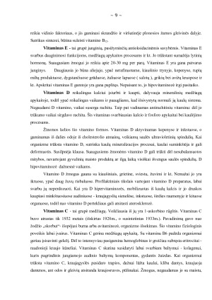 Vitaminų ir mineralinių medžiagų įtaka žmogaus imunitetui. Paveikslėlis 9