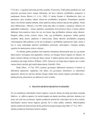 STUDENTŲ BURNOS HIGIENOS ĮPROČIAI. Paveikslėlis 10