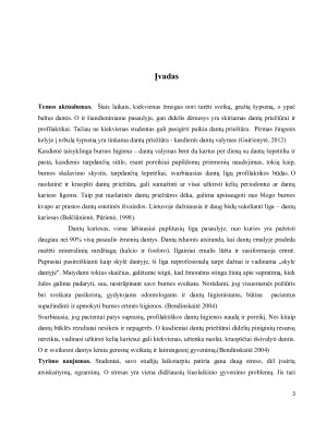 STUDENTŲ BURNOS HIGIENOS ĮPROČIAI. Paveikslėlis 3