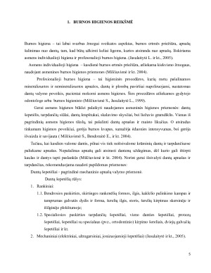 STUDENTŲ BURNOS HIGIENOS ĮPROČIAI. Paveikslėlis 5