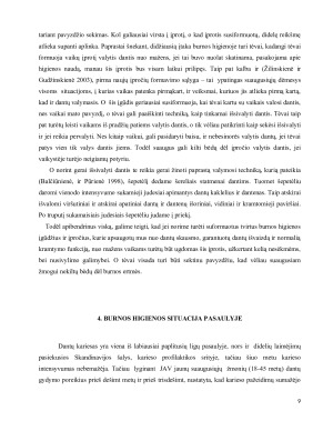 STUDENTŲ BURNOS HIGIENOS ĮPROČIAI. Paveikslėlis 9
