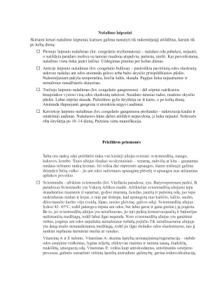 Atvejo ,,Nušalusi plaštakų oda“ analizė. Paveikslėlis 3