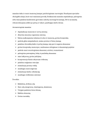 AROMATERAPINIS MASAŽAS. Paveikslėlis 5