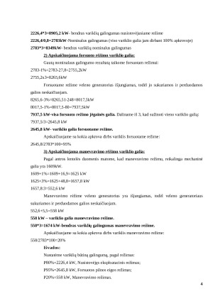 ALTERNATYVIOS LAIVŲ JĖGAINĖS. Pratybos. Paveikslėlis 4