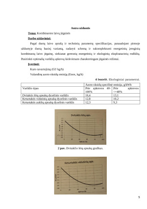 ALTERNATYVIOS LAIVŲ JĖGAINĖS. Pratybos. Paveikslėlis 5