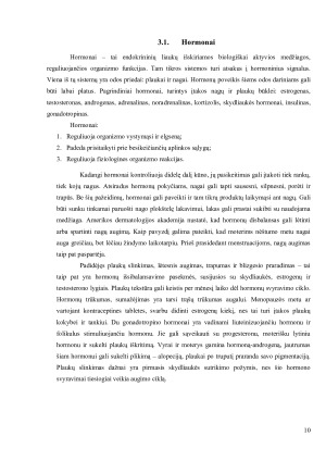 SVEIKATOS ĮTAKA NAGŲ, PLAUKŲ BŪKLEI. Paveikslėlis 10