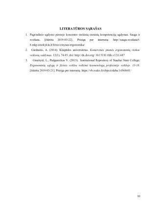 Kritinė ergonomikos straipsnių analizė. Paveikslėlis 10
