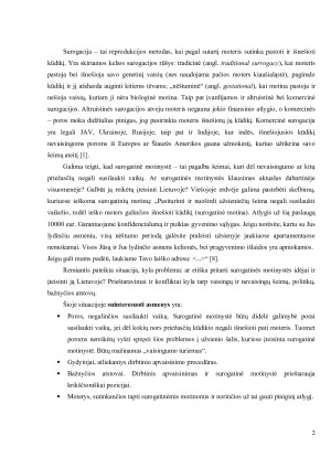 SUROGATINĖ MOTINYSTĖ. Paveikslėlis 2