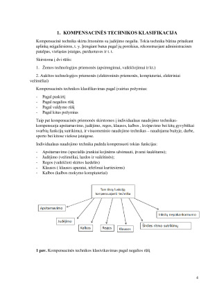 Kompensacinės ir pagalbinės priemonės, naudojamos kasdienėse veiklose. Paveikslėlis 4