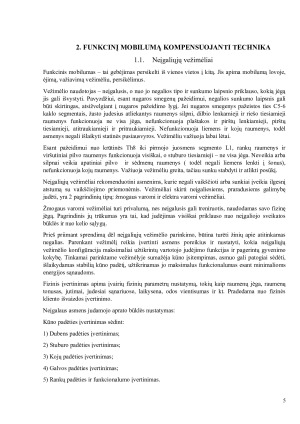 Kompensacinės ir pagalbinės priemonės, naudojamos kasdienėse veiklose. Paveikslėlis 5