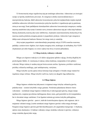 SLAUGYTOJO VAIDMUO TENKINANT PACIENTŲ SU MIEGO  SUTRIKIMAIS SVEIKATOS POREIKIS. Paveikslėlis 7