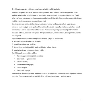 MENO TERAPIJOS  VEIKLOS ASMENIMS TURINTIEMS PSICHIKOS SVEIKATOS SUTRIKIMŲ. Paveikslėlis 7