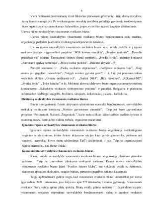 Savivaldybių visuomenės sveikatos biurų veikla stiprinant bendruomenės sveikatą. Paveikslėlis 6