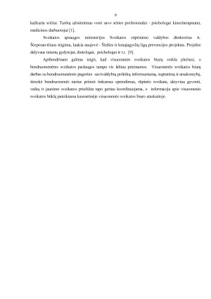 Savivaldybių visuomenės sveikatos biurų veikla stiprinant bendruomenės sveikatą. Paveikslėlis 9