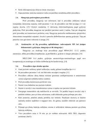 Intensyviosios slaugos procedūrų aprašas. Paveikslėlis 10