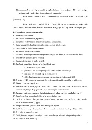 Intensyviosios slaugos procedūrų aprašas. Paveikslėlis 5