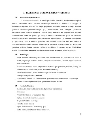 Intensyviosios slaugos procedūrų aprašas. Paveikslėlis 9