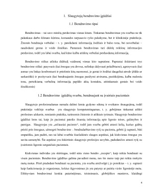 SLAUGYTOJO IR PACIENTO SANTYKIS. Paveikslėlis 4