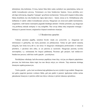 SLAUGYTOJO IR PACIENTO SANTYKIS. Paveikslėlis 5