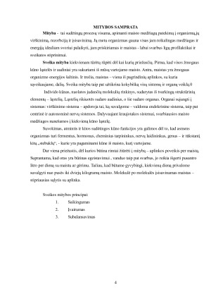 MITYBOS SVARBA GYVENTOJŲ SVEIKATAI. Paveikslėlis 4