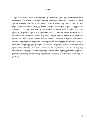 NEGALIOS NUSTATYMAS, ĮVERTINIMO METODIKA, PRINCIPAI, ORGANIZAVIMAS, INSTITUCIJOS LIETUVOJE. Paveikslėlis 3