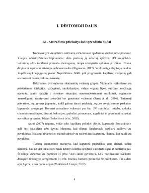 PIENO RŪGŠTIES POVEIKIS KUPEROZINEI VEIDO ODAI. Paveikslėlis 4