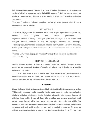STRESO PAVEIKTOS ODOS PRIEŽIŪRA. Paveikslėlis 8