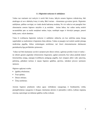 ASMENS HIGIENA IR KŪNO PRIEŽIŪRA. Paveikslėlis 5