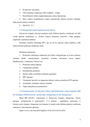Būtinosios pagalbos ir intensyviosios  slaugos profesinės veiklos praktikos (2). Paveikslėlis 5