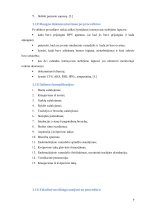 Būtinosios pagalbos ir intensyviosios  slaugos profesinės veiklos praktikos (2). Paveikslėlis 9