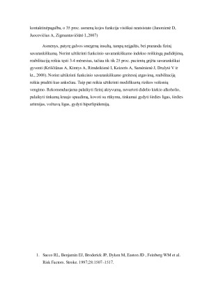 Galvos smegenų insulto etiologija ir epidemiologija. Paveikslėlis 4